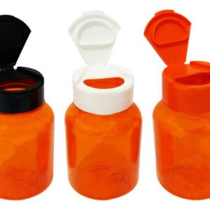 140 Frascos Plástico Laranja Pet 150ml Tampa Fliptop Cap Sup