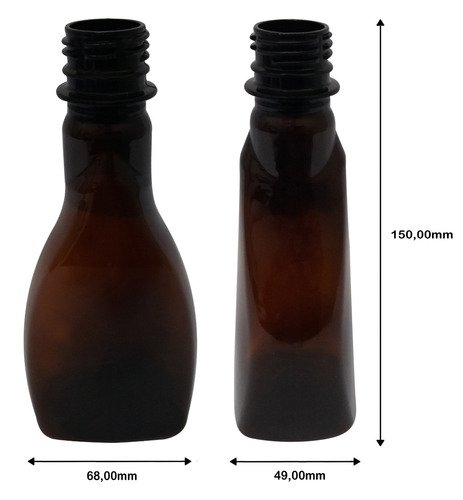 26 Frascos Plástico Âmbar 200ml Tampa Difusor Varetas Mol - Imagem 6
