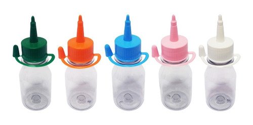 60 Frascos Plásticos Cristal Pet 60ml Tampa Bico Aplicador - Imagem 2