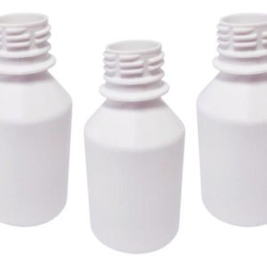 50 Frascos Plástico Branco Pet 120ml Vazios Sem Tampas Far
