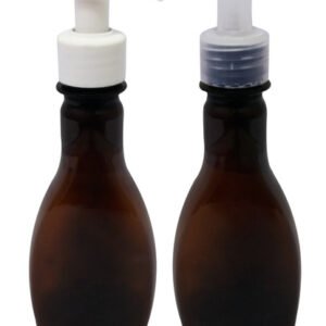 240 Frascos Plástico Âmbar 200ml Válvula Bico Pato S Mol