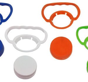 600 Tampas E Alças Plásticas Coloridas Rosca Lacre Bocal 48