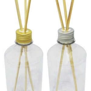 198 Frascos Plástico Cristal 500ml Tampa Difusor Varetas Far