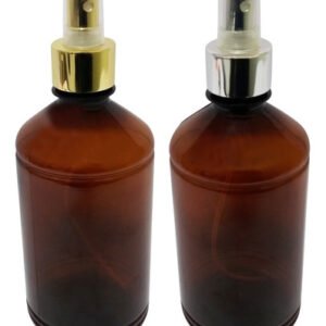 198 Frascos Plásticos Âmbar Pet 500ml Válvula Spray L Far