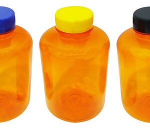 120 Frasco Plástico Laranjado Pet 500ml Tamp Rosca Lacre Sup