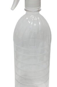 25 Frascos Plásticos Cristal Pet 1l Com Válvula Gatilho Suc