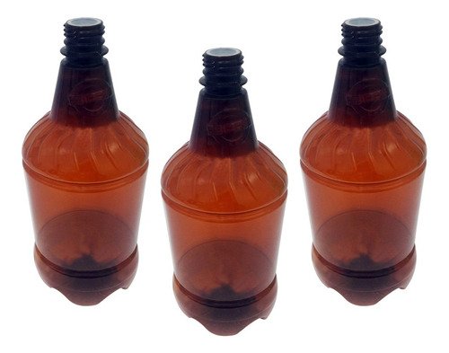 30 Frasco Plástico Âmbar Pet 1,5l Tampa S Batoque Gr2 - Imagem 4