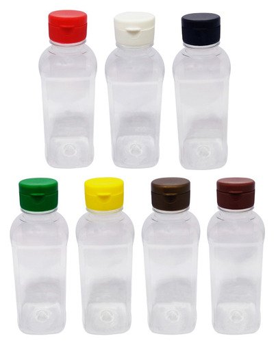 243 Frascos Plástico Cristal Pet 500ml Batoque Fliptop Qua - Imagem 3