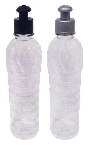 200 Frascos Plástico Cristal Pet 500ml C/ Tampa Pushpull Lim - Imagem 2