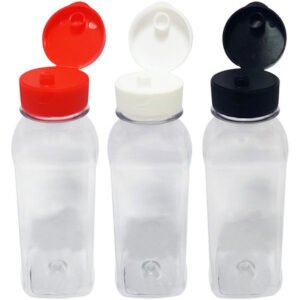 17 Frascos Plástico Cristal Pet 300ml Batoque Fliptop Qua