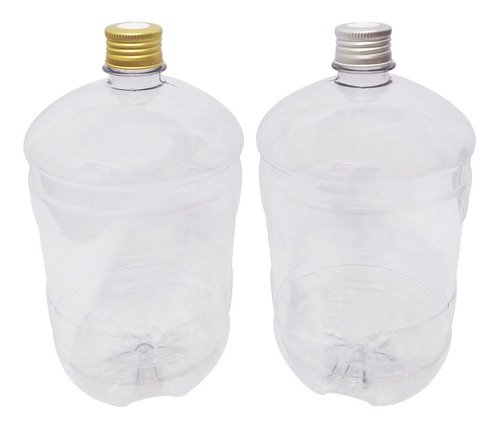 9 Frascos Plásticos Cristal Pet 2l Tampa Difusor C/ F Gro