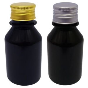 395 Frasco Plástico Âmbar Pet 100ml Tampa L Batoque Far