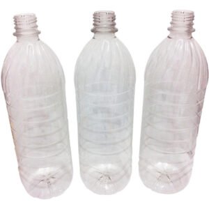 25 Frascos Plástico Cristal Pet De 1l Vazios Sem Tampas Suc