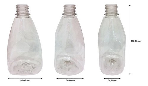 182 Frasco Plástico Cristal Pet 500ml Tampa L Batoque Pir - Imagem 7