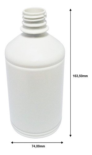48 Frascos Plástico Branco Pet 500ml C/ Bico Aplicador Far - Imagem 6