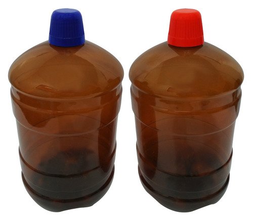 22 Frascos Plásticos Âmbar Pet 2l Tampa Dosadora 20ml Gro