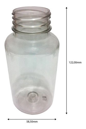 210 Frascos Plástico Cristal Pet 240ml Tampa Rosca Lacre Sup - Imagem 4