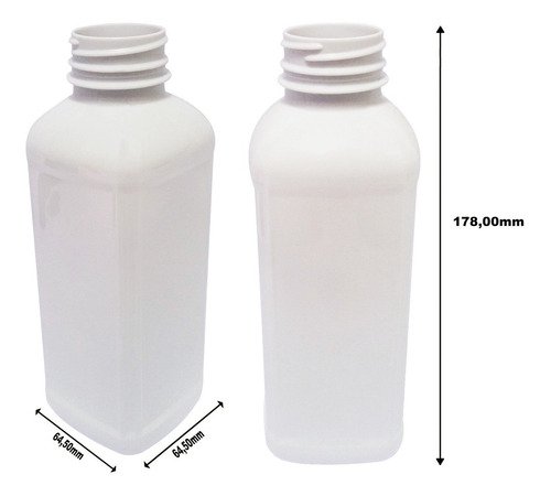 256 Frascos Plásticos Branco Pet 500ml Com Tampa Child Qua - Imagem 6