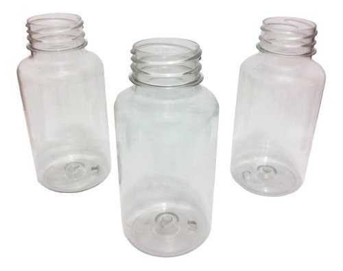 210 Frascos Plásticos Cristal Pet 240ml Com Tampa Child Sup - Imagem 3