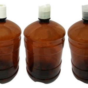 60 Frascos Plástico Âmbar Pet De 2l Com Tampa Disktop Gro