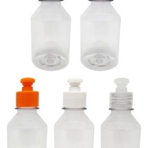 371 Frasco Plástico Cristal Pet 120ml C/ Tampa Pushpull Far