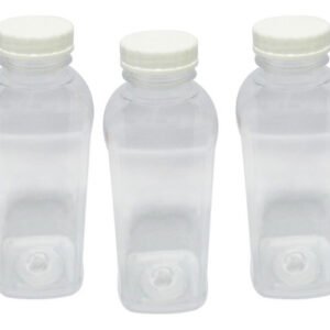 256 Frasco Plástico Cristal Pet 500ml Tam Rosca S/ Lacre Qua