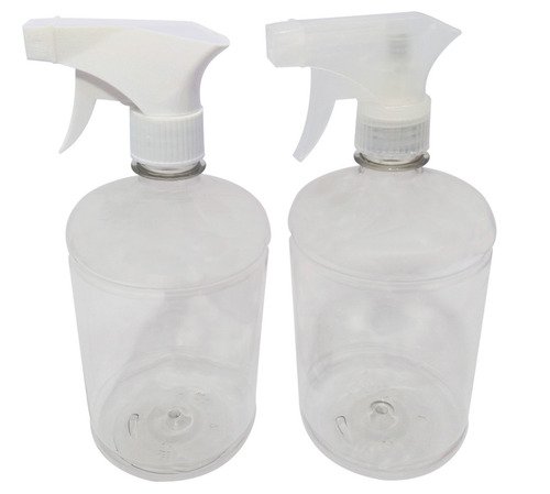 126 Frascos Plásticos Cristal Pet 1l Com Válvula Gatilho Sab