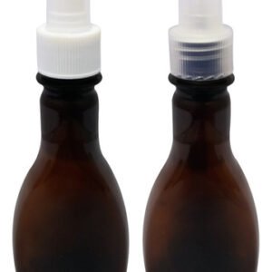 378 Frascos Plásticos Âmbar Pet 200ml Válvula Spray S Mol