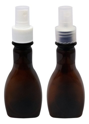 378 Frascos Plásticos Âmbar Pet 200ml Válvula Spray S Mol