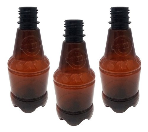 306 Frascos Plástico Âmbar Pet 300ml Cerveja Tampa Lacre Gr2 - Imagem 3