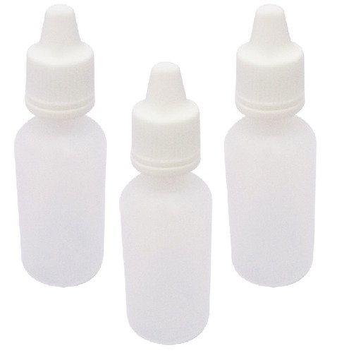 45 Frasco Plástico Incolor Pe 20ml C Tampa Lacre Gotejador