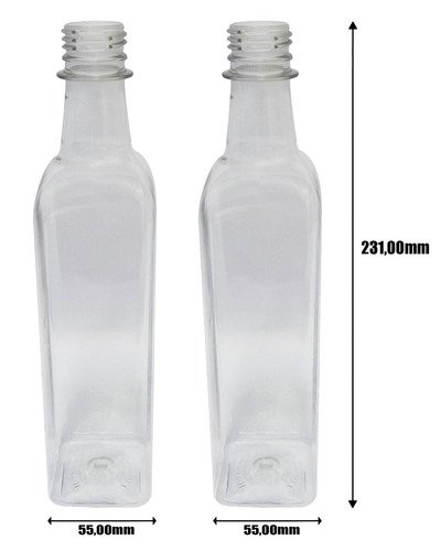 122 Frasco Plástico Cristal Pet 500ml Azeite Tampa S Batoque - Imagem 10
