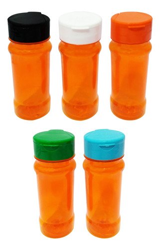 702 Frasco Plástico Laranjado Pet 120ml Tamp Fliptop Cap Con - Imagem 3