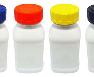 24 Frascos Plásticos Branco Pet 200ml Com Tampa Child Qua