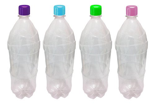 12 Frascos Cristal Pet 2l Aromatizante Tampa Batoque Ref - Imagem 3