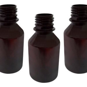 384 Frascos Plástico Âmbar Pet 120ml Vazios Sem Tampas Far