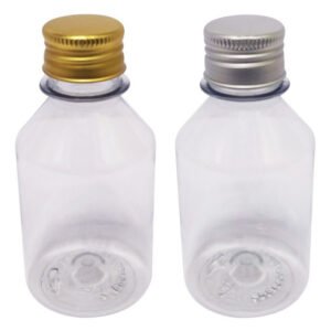 329 Frascos Plástico Cristal Pet 150ml C Tampa Aluminio S/ F
