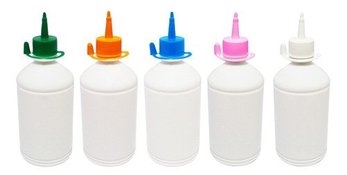 48 Frascos Plástico Branco Pet 500ml C/ Bico Aplicador Far - Imagem 2