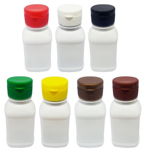 95 Frascos Plástico Branco Pet 200ml Batoque Fliptop Qua - Imagem 3