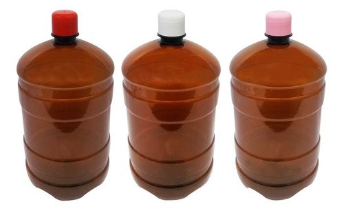 22 Frascos Âmbar Pet 2l Aromatizante Tampa Batoque Gro