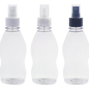 500 Frascos Plásticos Cristal Pet 190ml Válvula Spray S Mol