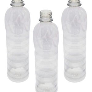 12 Frasco Plástico Cristal Pet 500ml Batoque 12 Furos Lim