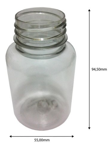 34 Frascos Plásticos Cristal Pet 150ml Com Tampa Child Sup - Imagem 6