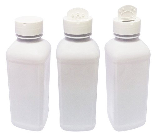 13 Frascos Plástico Branco Pet 500ml Tempero Fliptop Qua