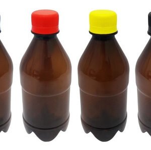 152 Frascos Plástico Âmbar Pet 350ml Cerveja Tampa Lacre Agu