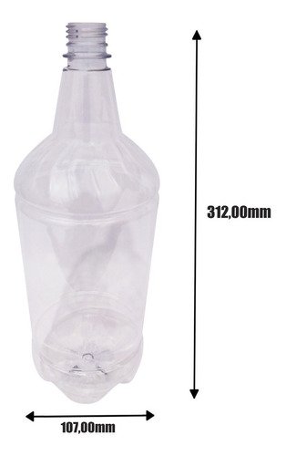 24 Frascos Plásticos Cristal Pet De 2l Vazios Sem Tampas Gr2 - Imagem 2