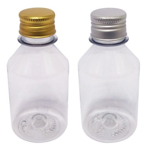 693 Frascos Plástico Cristal Pet 150ml C Tampa Aluminio S/ F