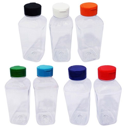 256 Frascos Plástico Cristal Pet 500ml Tampa Fliptop Cap Qua - Imagem 3