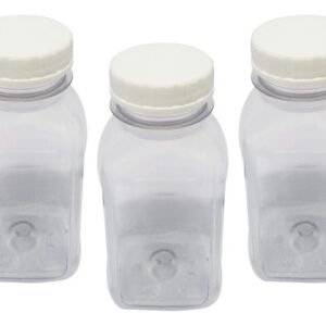 561 Frasco Plástico Cristal Pet 200ml Tam Rosca S/ Lacre Qua