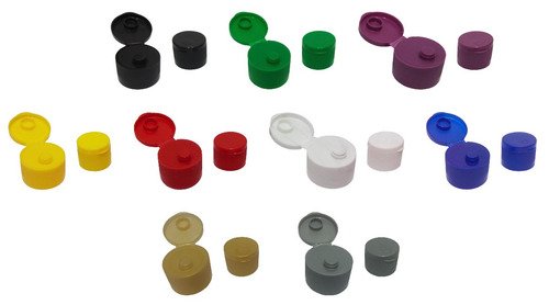 50 Frascos Plástico Âmbar Pet 500ml C/ Tampa Fliptop Cos - Imagem 5